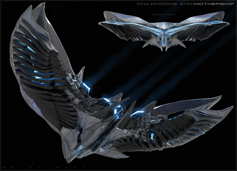 Illustration for article titled The Childhood's End Miniseries Has Given Us Some Utterly Superb Spaceship Art